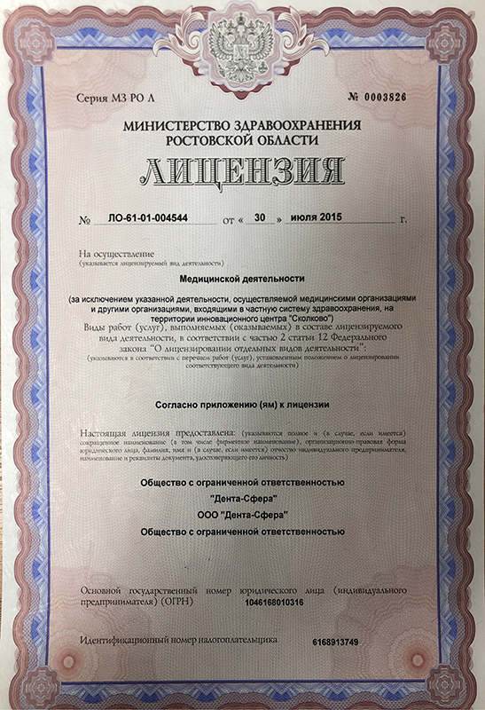 Лицензия